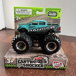 Play Right Earth Shocker Monster Truck Earth Crusher Pull-Back Power Ford Ranger